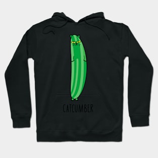 Funny cat as a cucumber Hoodie